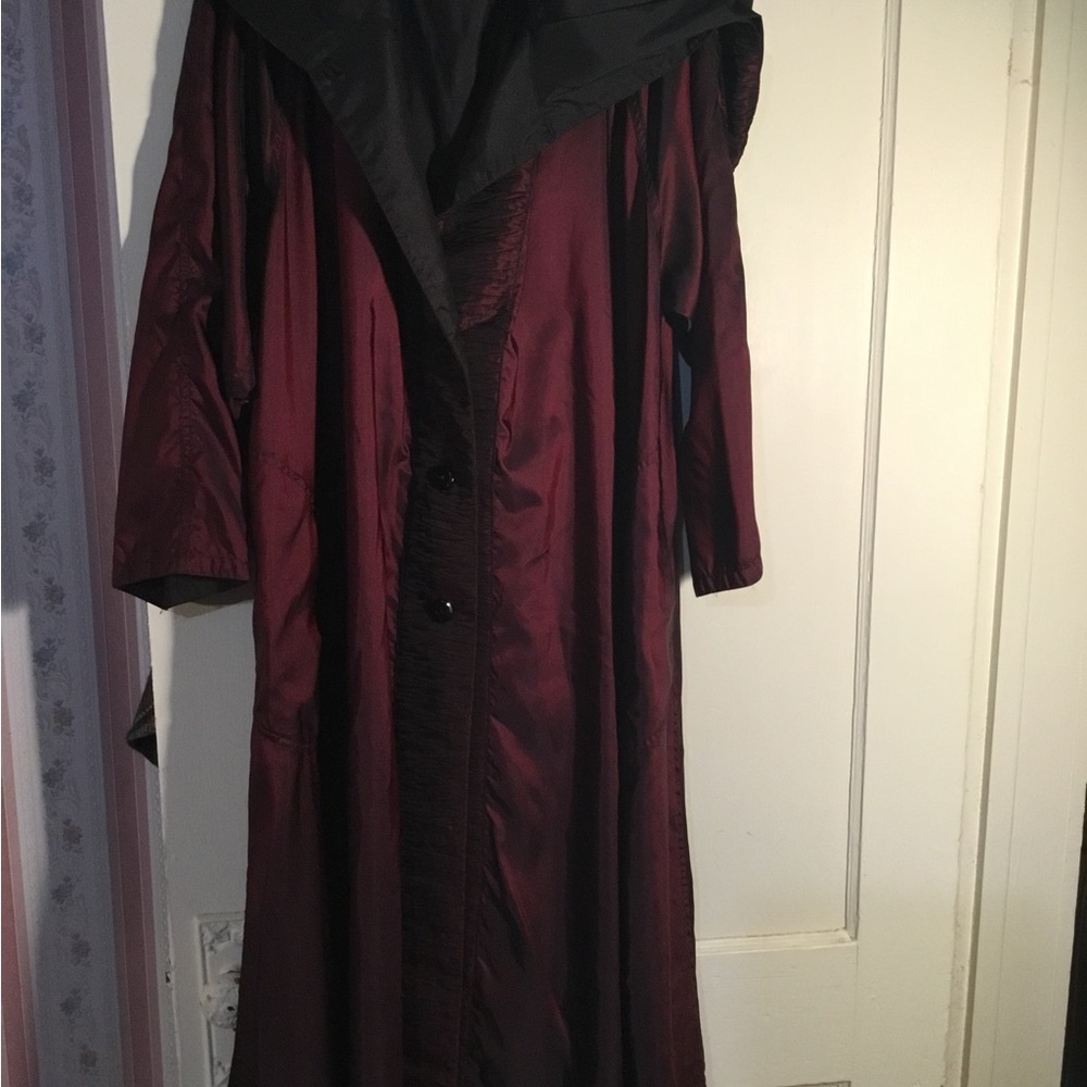 Hooded all weather coat. Almost new condition.